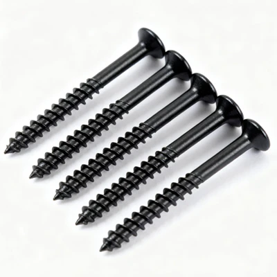 Tornillos de auto -palo de acero inoxidable negro