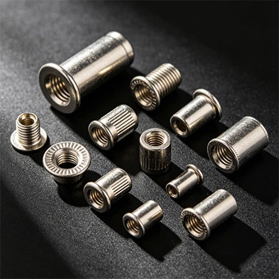 Tuercas remachables para metal
