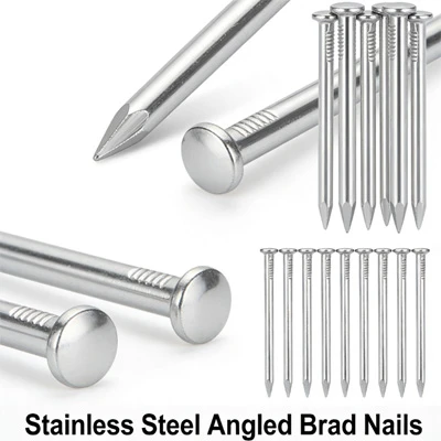 Clavos Brad en ángulo de acero inoxidable
