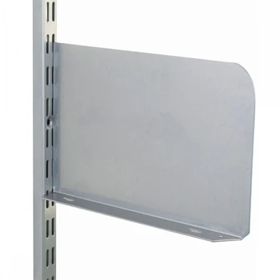Estante de metal con doble ranura